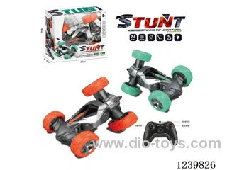 Lights Music Double Sided Dumper Stunt Car (2.4G not included battery)