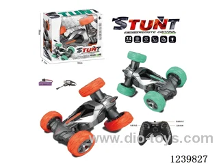 Lights Music Double Sided Dumper Stunt Car (2.4G included battery)
