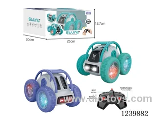 2.4G Tumbling Skeleton Lighted Stunt Car (2.4G not included battery)