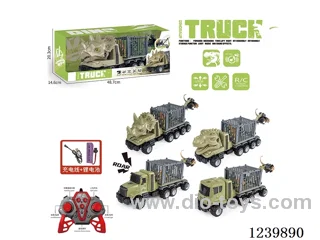 with light and music Musical Dinosaur Disassembled RC Car (2.4G included battery)