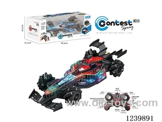 1:10 Formula Lights Spray Side Walking Stunt Car (2.4G not included battery)