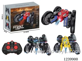 Lights rotating spray blooming car stunt car (2.4G included battery)