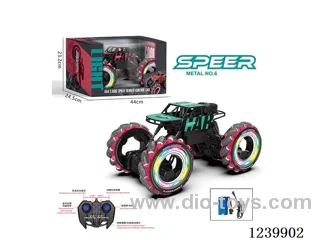 Hollow Wheel Lights Music Alloy Climbing Car (2.4G (2.4G included battery)