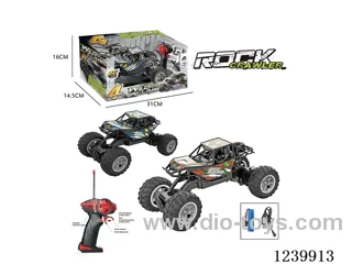1:20 Four Wheeled Lighted Stunt Crawler (27MHZ Included Battery)