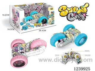 3-wheel UV Lights Stunt Car (2.4G not included battery)