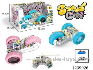 3-wheel UV Lights Stunt Car (2.4G included battery)