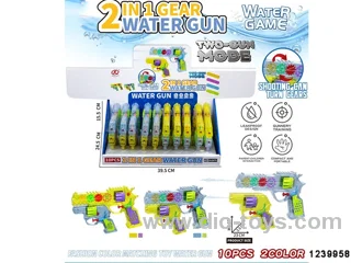 water gun with gear in display box 10pcs