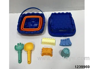 beach bucket(8pcs accessories) in net bag