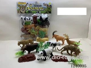 PVC 8PCS 10-12cm Animals Set