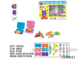 Candy coloured clay set