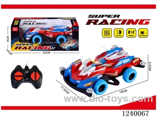 4ch RC racing car with double flash lights (not included battery)