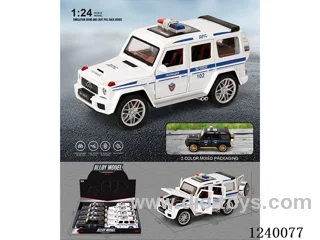 1:24 alloy pull back car Mercedes-Benz Big G W L/M 8PCS 2 colors mixed included 3*AG13