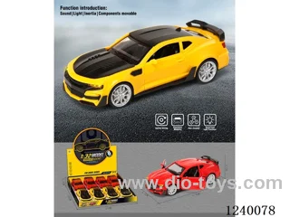 1:32 inertia bumblebee car model W L/M 8PCS 2 colors mixed included 3*AG13