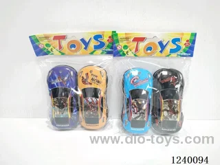 1:36 pull back alloy racing car (2pcs)