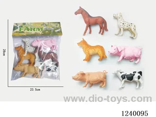 6pcs farm animals