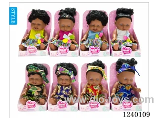 8 inch enamel doll -2 types 8 colors