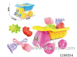 Beach Toys 5PCS (Rose Red/Orange)