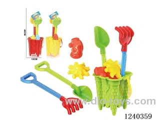 Beach Toys 5PCS (Red/Yellow/Green)