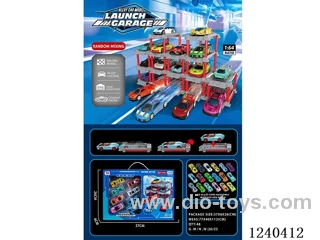 1:64 ejection car park (8 set)