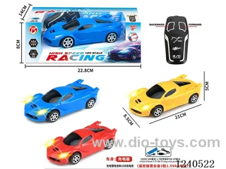 2ch rc car with light included battery