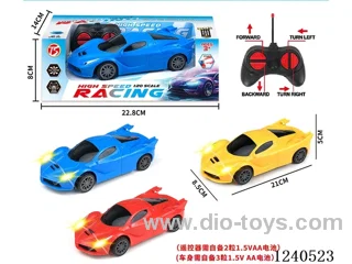 4ch rc car with light not included battery