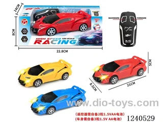 2ch rc car with light not included battery