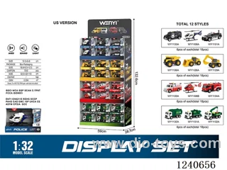 1:32 Inertia Series W L/M 72PCS Display Case (12 Mixed)