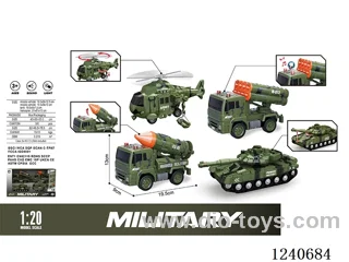1:20 inertia military car set W L/M included battery