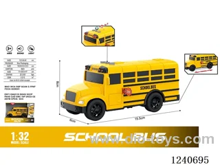 1:32 Inertial School Bus W L/M included battery