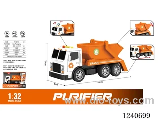 1:32 Inertia Bucket Sanitation (Orange) W L/M included battery