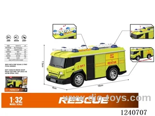 1:32 Inertia Euro Fire Truck W L/M included battery