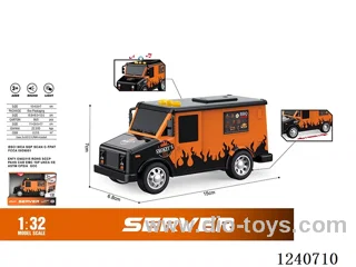 1. 32 Inertial Hamburger Truck W L/M included battery