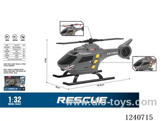 1:32 Helicopter W L/M included battery