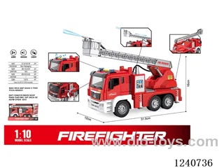 1: 10 Inertial fire truck (door opening) W L/M/spray included battery 1.