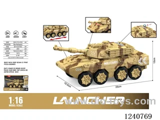 1:16 inertial eight-wheeled armoured vehicle W L/M included battery