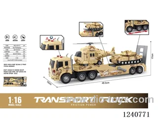 1:16 inertial military trailer W L/M included battery
