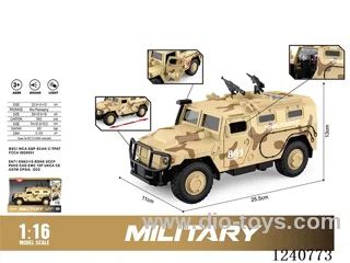 1:16 Inertial armoured vehicle (door opening) W L/M/M Multi-function included battery