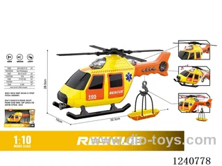 1:10 B/O helicopter W L/M included battery