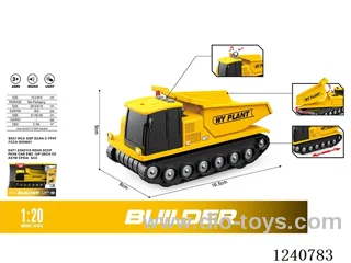 1. 20 Inertial tracked backhoe W L/M included battery