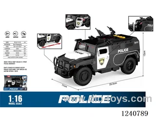1:16 inertial police armoured vehicle (door opening) W L/M/M multi-function included battery