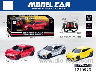 1:24 4ch rc car 3 colors not included battery