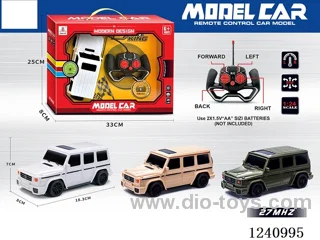 1:24 4ch rc car 3 colors not included battery