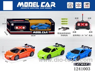 1:24 4ch rc car 3 colors included battery