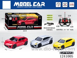 1:24 4ch rc car 3 colors included battery