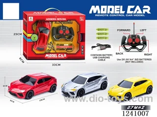 1:24 4ch rc car 3 colors included battery