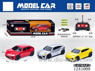 1:24 4ch rc car 3 colors included battery