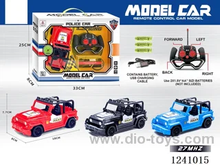 1:24 4ch rc car 3 colors included battery