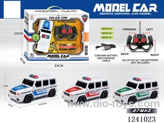 1:24 4ch rc car 3 colors included battery