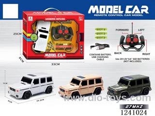 1:24 4ch rc car 3 colors included battery