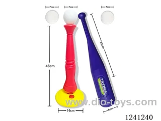 Large Baseball Stand + Blue Bat